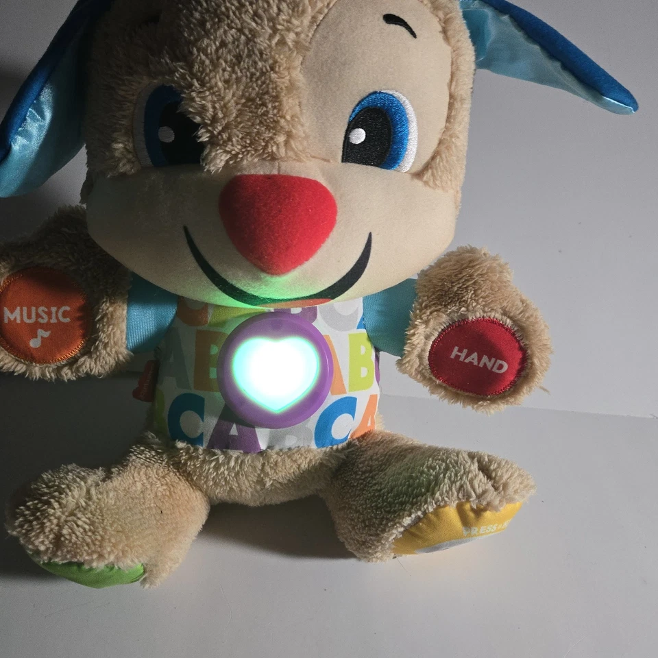 Juguete interactivo de peluche Fisher Price Laugh And Learn Love To Play Puppy Dog 2017 Foto 4 de 4