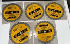 5 pack DEWALT DW3178 7-1/4" Framing Carbide Circular Saw Blade 24T