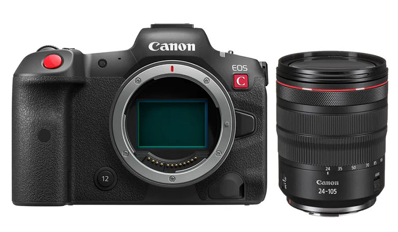 Canon EOS R5 C 8K Video Mirrorless Cinema Camera w/RF 24-105mm f/4L IS USM Lens