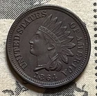 1864 BN Indian Head Cent MS/Uncirculated Porous Brown Very Nice K2