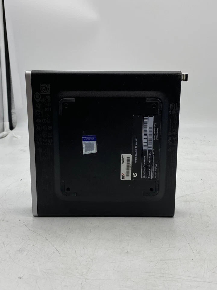 HP EliteDesk 800 G3 Micro Intel Core i5 7th Gen 2.7GHz 16GB RAM 256GB SSD W10P - Image 3 of 4