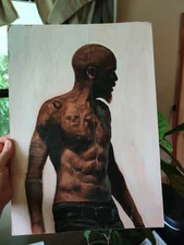 Original Paintings of Death Grips; MC Ride Portrait Oil Painting & Full Band.