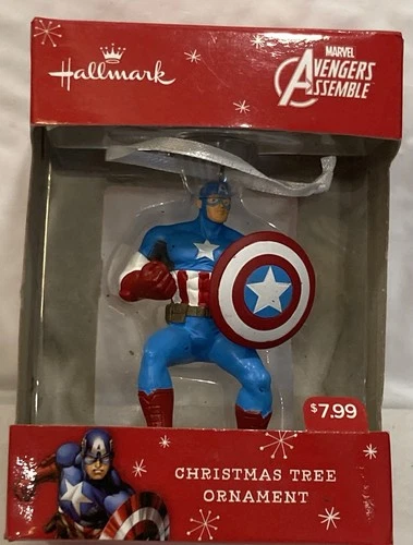 2015 Hallmark Christmas Ornament Marvel Avengers hero Captain America in box