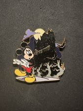 WDW Tower of Terror Mickey Mouse Glitter Pin - LE 1500 - Hollywood Tower Hotel