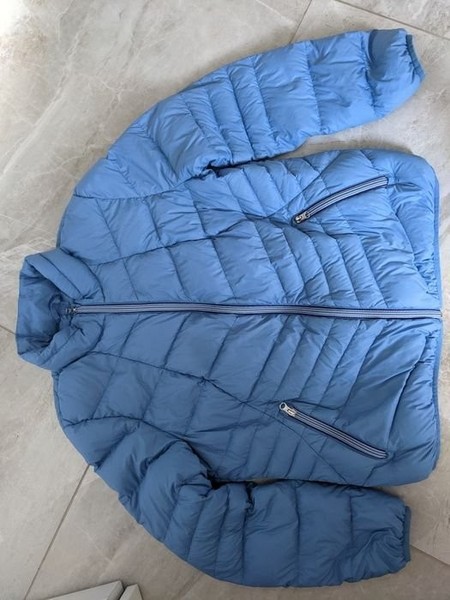 Women Miss Etam Puffer Jacket Blue Down 40