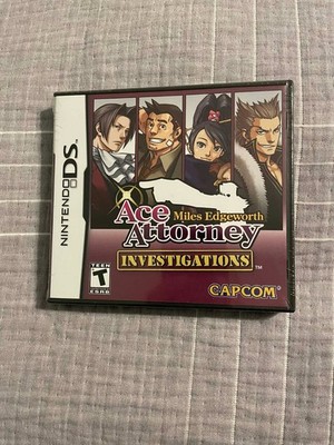 Ace Attorney Investigations: Miles Edgeworth (Nintendo DS, 2010) - NEW/SEALED