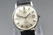 [Near MINT] Omega Geneve Seamaster Cal.613 Silver Dial Date Manual Men's Watch
