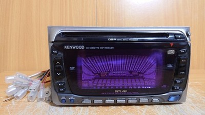 KENWOOD DPX-440 2DIN Car Audio CD/Cassette Receiver Player Black