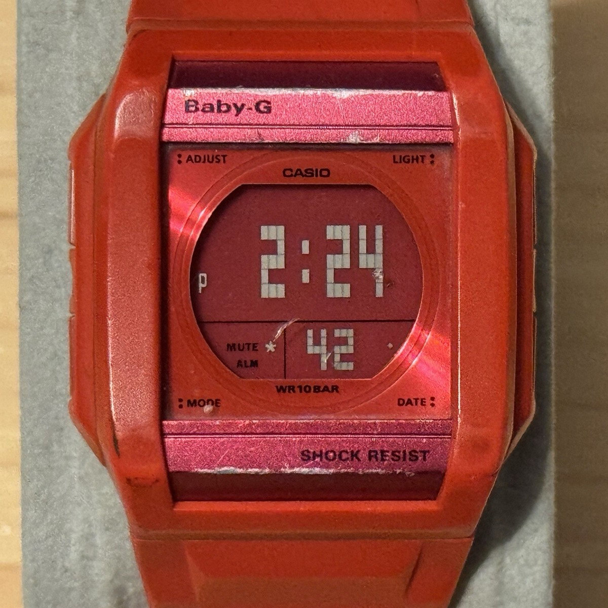 Casio Baby-G G-Shock BG-810-4BDR Red Out Women's Japan Only