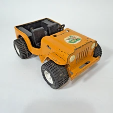 Vintage Tonka Truck Jeep Bone Bruzzer Metal and Plastic Toy