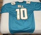 Tyreek Hill Signed Miami Dolphins #10 Football Jersey Beckett BAS Witnessed
