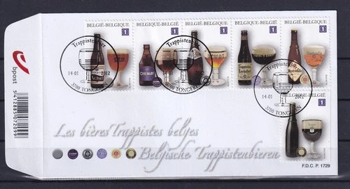 [LM78707] Belgium N°4195/4200FDC Beers First Day Cover COB € 24,00 SUPERB