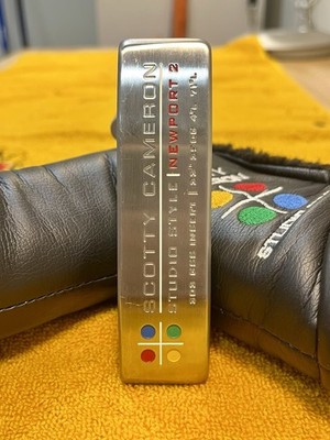 美品350G 33インチ　スタジオステンレス　Scotty Cameron Scotty Cameron 2005 Studio Style Newport 2 33in 350g GRIP IN