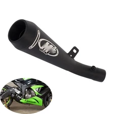 For Kawasaki Ninja Zx6R 2024 2025 Exhaust Tips Black Muffler Silencer Slip On