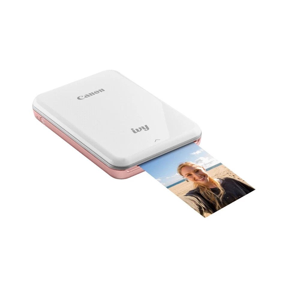 Canon IVY Mini Photo Printer for Smartphones (Rose Gold) - Sticky-back prints, - Image 2 of 4
