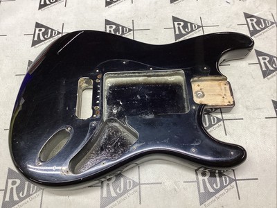 1987 Fender USA Standard Stratocaster Electric Guitar Body Black