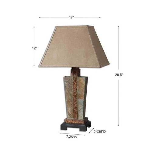 Uttermost 26322-1 Slate Accent Lamp - Picture 3 of 3