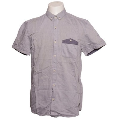 Tom Tailor Denim, Kurzarmhemd, Größe: L, Grau, Einfarbig, Herren #eCN
