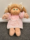 Vintage 1982 Cabbage Patch Kids Doll Blonde Yarn Hair Soft Body Plush