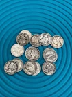 ***JUNK SILVER*** 15 - 90% Silver Dimes (9 Mercury & 6 Roosevelt). Take a L👀k