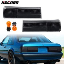 Hecasa Smoked Tail Lights Brake Lamps For Ford Mustang 1987-1993 Wbulbs Dotsae Hecasa Smoked Tail Lights Brake Lamps For Ford Mustang 1987-1993 Wbulbs Dotsae