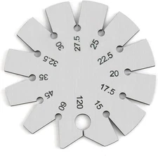 Stainless Steel Bevel Gauge – 15°-120° Knife & Axe Angle Finder | Precision Tool