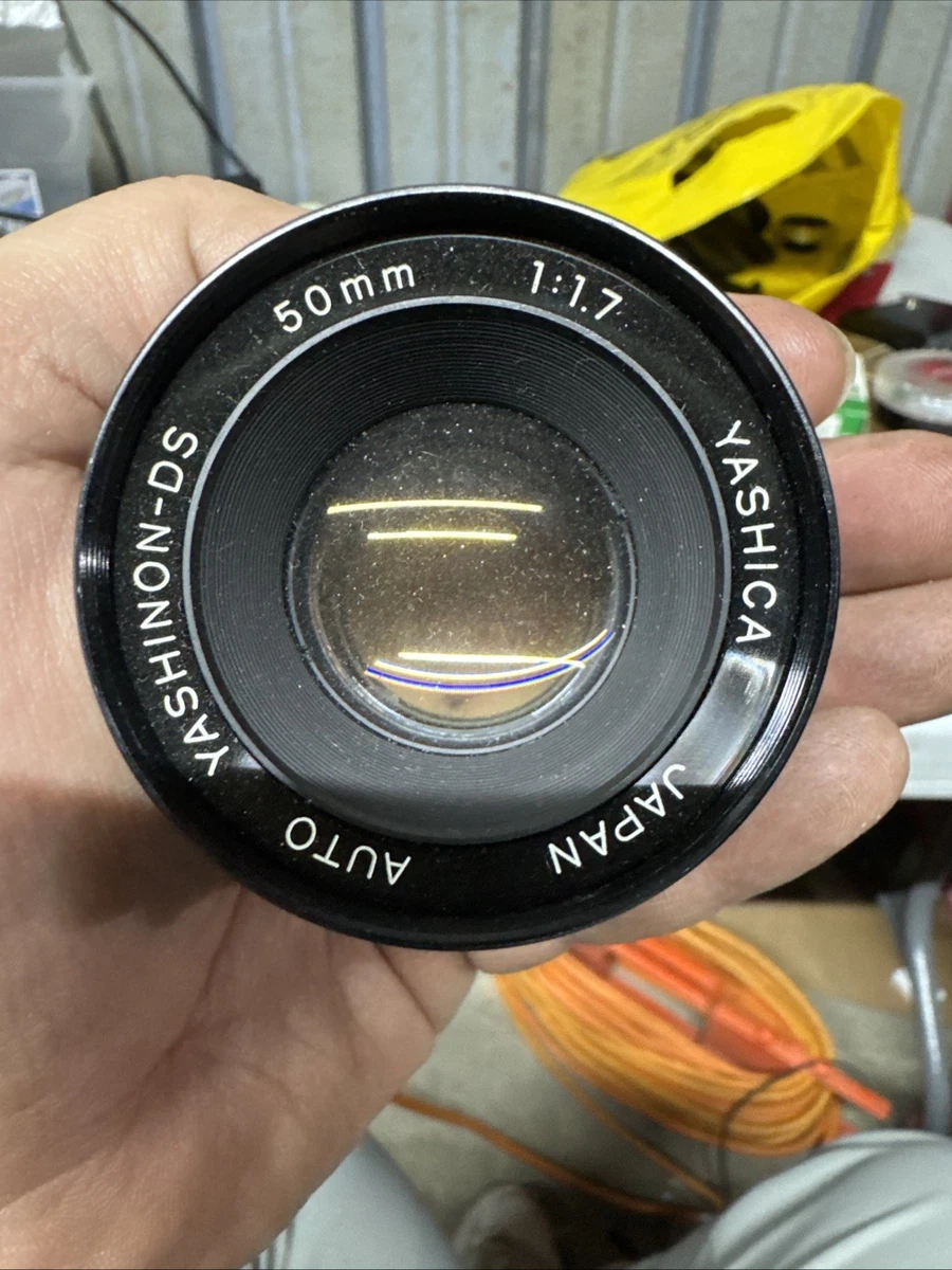 Yashica Camera Lenses 50mm Focal f/1.7 Maximum Aperture for sale