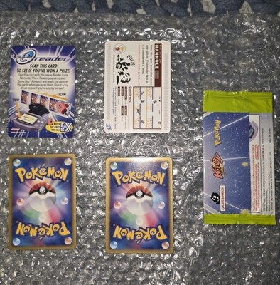 2002 Nintendo Pokemon E3 e-Reader Foil Pack UNSEALED But Brand New