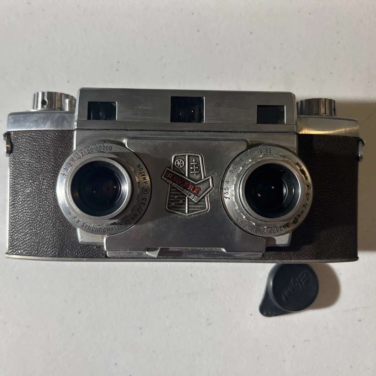 Wollensak REVERE 35mm Vintage Stereo 33 Synchromatic Camera Not