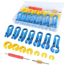 16PCS AC Fuel Line Disconnect Removal Tool Set, 1/4 5/16 3/8 1/2 5/8 3/4 7/8 