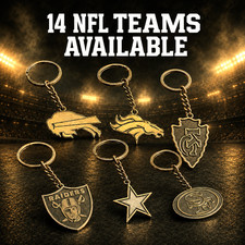 Choose Your Own Keychain 14 NFL Teams Available New In Bag Fan Gear Gift