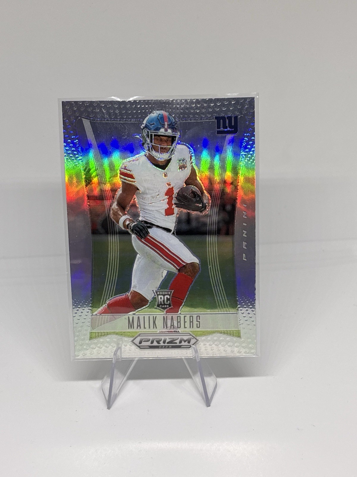 2024 Panini Prizm Deca - Malik Nabers #228 Silver Prizm (RC)