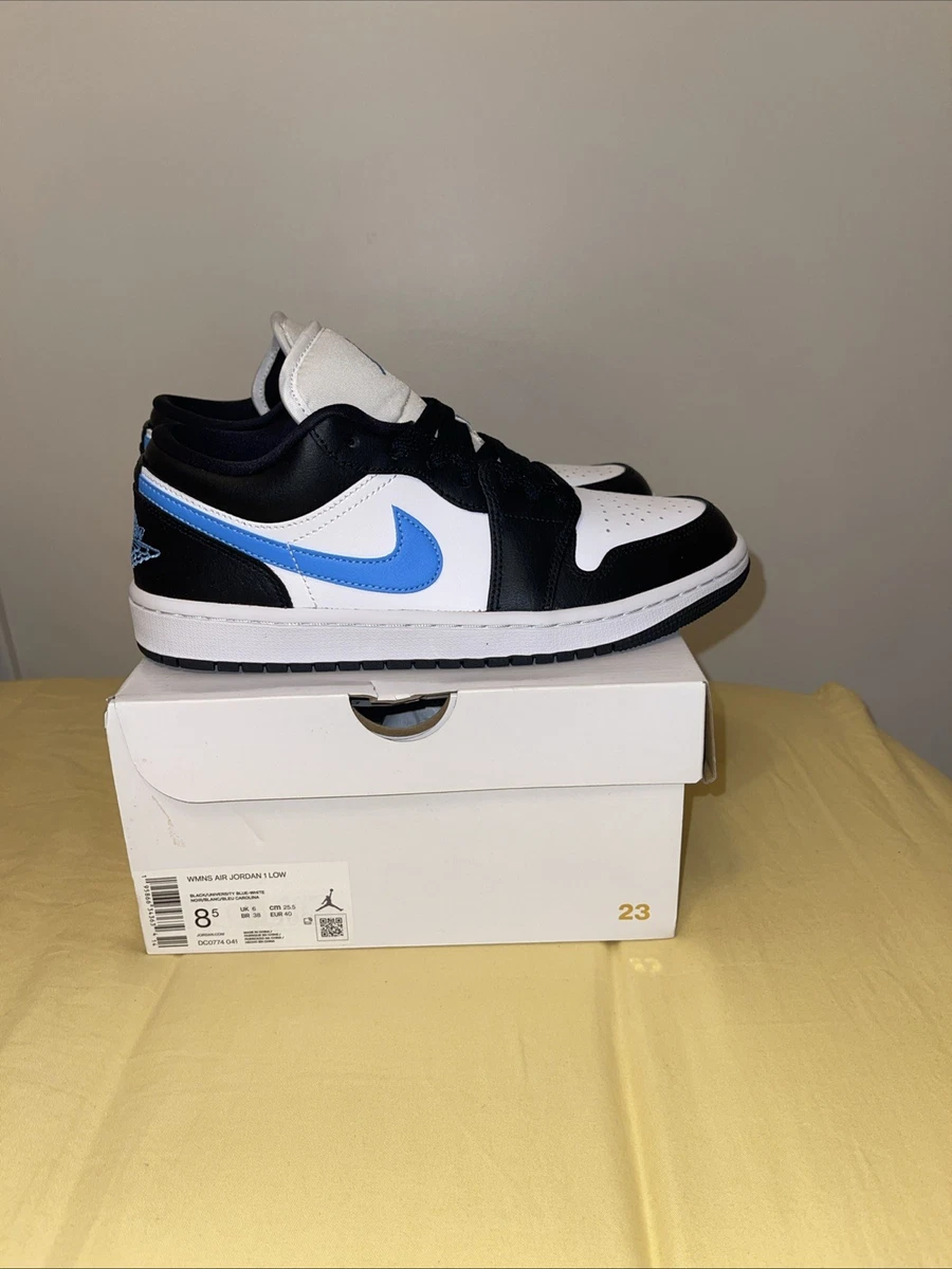 Jordan 1 Low Black University Blue W for sale | eBay