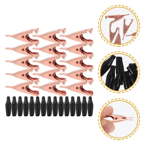 Pinzas de resorte de metal con clip de garra plana de 15 piezas abrazaderas pequeñas para manualidades - Imagen 7 de 12