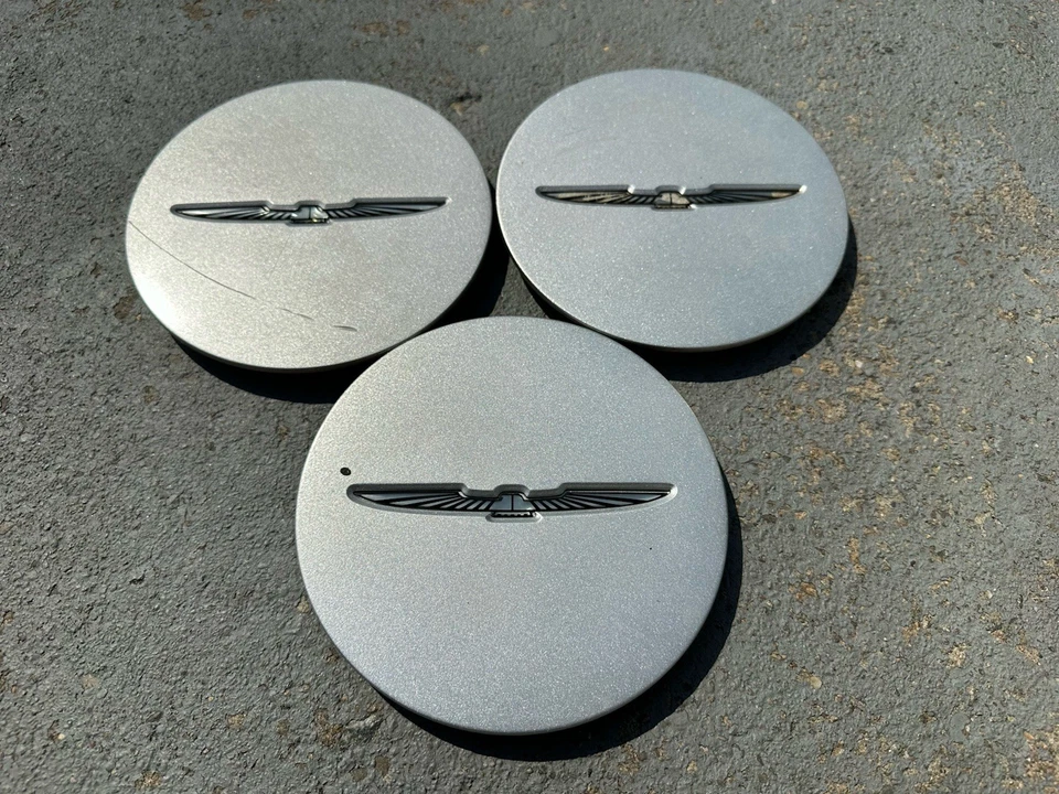 Оригинальные серебристые центральные колпаки колес 3 93-97 Ford Thunderbird F4sc-1a096-aa - Изображение 2 из 4