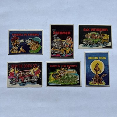1978 Donruss CB Convoy Code stickers card Lot Of 6 # 4 5 8 9 11 and 17