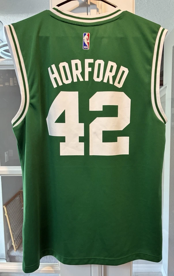Camiseta NBA Adidas Swingman Boston Celtics Al Horford 42 Hombre Mediana Verde y Blanca Foto 4 de 4