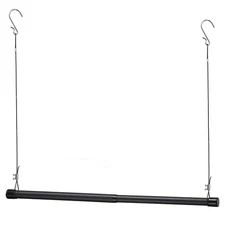 Hanging Closet Rod 15-40 Inch Adjustable Width for Stylish Clothes Rack and H...
