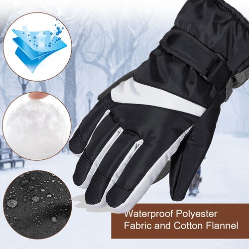 Thermal Windproof Waterproof Winter Gloves Touch Screen Warm Mittens Men Women - Picture 6 of 15