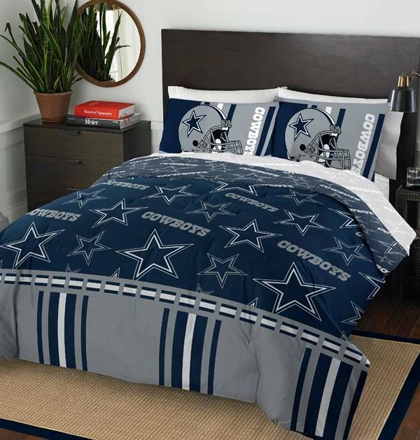 Dallas Cowboys Full Bed in a Bag Set with Throw Blanket W5455186734