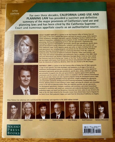 California Land Use & Planning Law Paperback 37th Edition – April 22, 2020 - Imagen 6 de 6