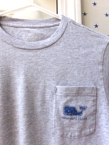 VINEYARD VINES Blue Gray T-Shirt Large Boys 16 $45 Size Stonewashed 100% Cotton - Picture 10 of 13