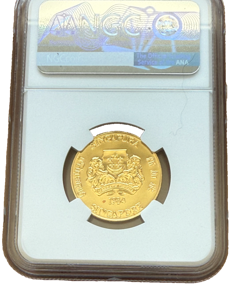 Singapore 1984 Gold 1/2 oz $5 NGC MS68 Phoenix | eBay