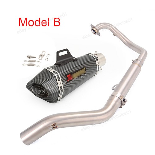 For CF-Moto 300SS 300NK 300SR Full System Exhaust Tips Header Pipe Black Muffler - Picture 6 of 16