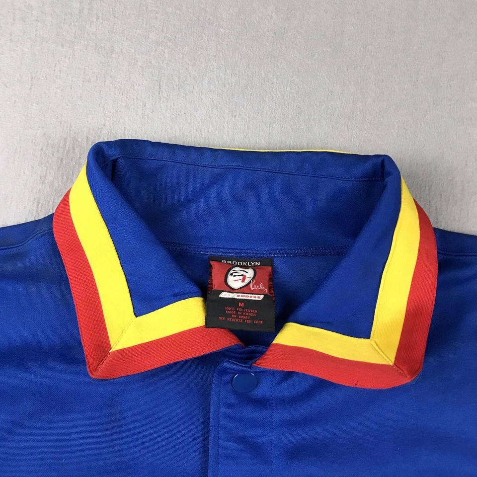 Рубашка мужская Brooklyn Xpress средняя синяя с короткими рукавами на пуговицах Luley - Изображение 4 из 4