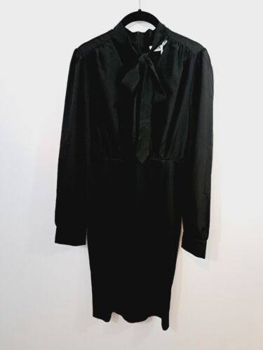 Grace Karin New!! Women's Black Long Sleeve Knee-length Dress In Size Small
