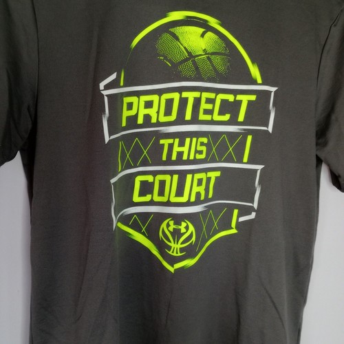 Under Armour Boys Athletic Heatgear Basketball Short Sleeve Graphic T Shirt Lrge - Picture 3 of 5
