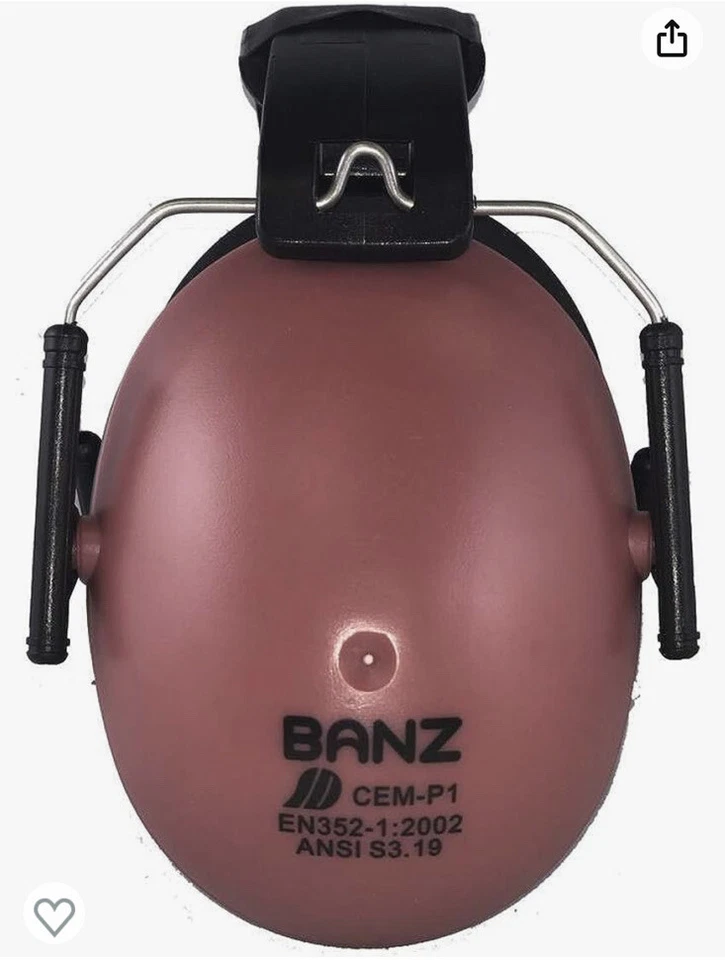 Orejeras Banz Unisex Niños 3 Años+ En Granate - NUEVAS Foto 3 de 3