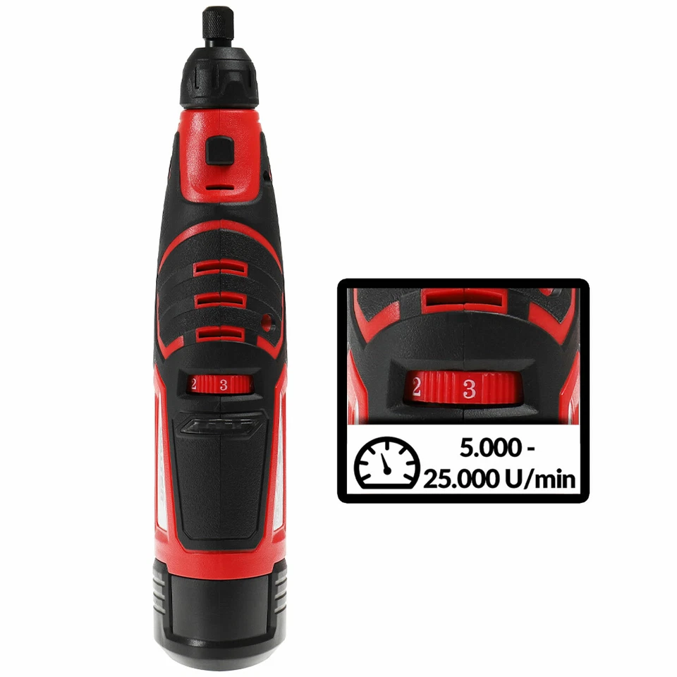 WALTER Akku Multifunktionswerkzeug Li-Ion 12V, 6 Stufen + maximal, 75tlg Zubehör - Bild 3 von 4