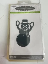 Darice Die Cut Embossing Essential Snowman w/Hat Stencil 1PC Scrapbooking Crafts
